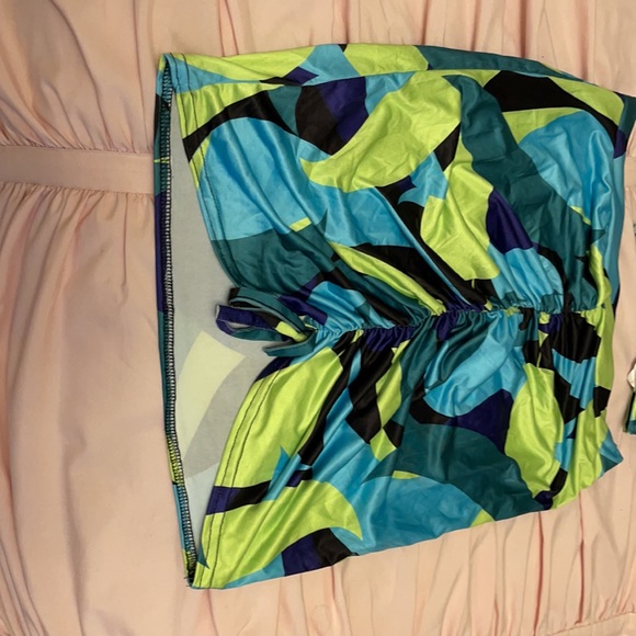 Turquoise Silky skirt Set! - Picture 4 of 8